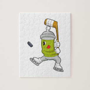 IJshockey Ice hockey-stick Legpuzzel