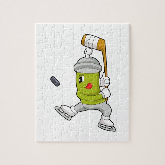 IJshockey Ice hockey-stick Legpuzzel (Verticaal)