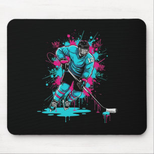 IJshockey IJscrensdruppel Nummer 12 12e Verjaardag Muismat