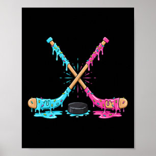 IJshockey IJscrunchy Drip Sport Spelers Strooi G Poster