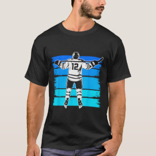 IJshockey Jongens Nummer 12 12e Verjaardag 12 Jaar T-shirt