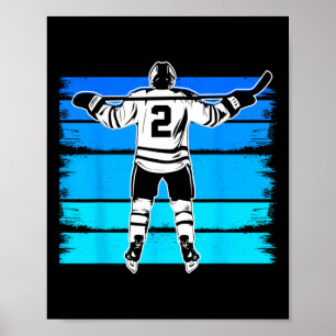 IJshockey Jongens Nummer 2 2e Verjaardag 2 Jaar Ou Poster