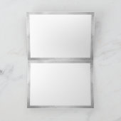 IJshockey kerstkaart - rode glans & zilver Kaart (Binnen)