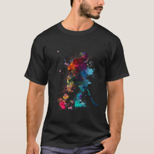 IJshockey Kleurrijke ijshockey Speler 6 T-shirt