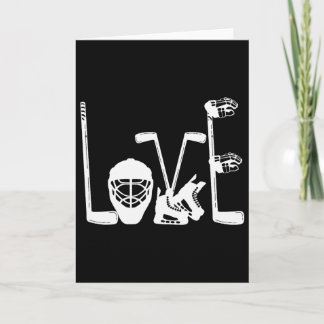 IJshockey Liefde Grappige IJshockey Valentijnsdag  Kaart