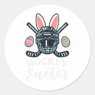 IjsHockey Pasen Helm Puck Sport Mannen Jongens Kin Ronde Sticker