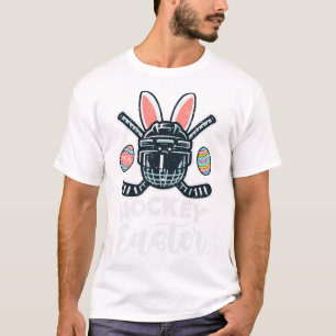 IjsHockey Pasen Helm Puck Sport Mannen Jongens Kin T-shirt