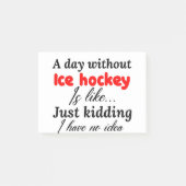 ijshockey post-it® notes (Voorkant)