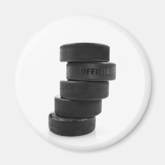 IJshockey pucks... magneet (Voorkant)