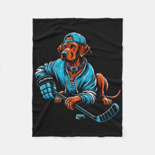 IJshockey Rodesian Ridgeway Dusher Hockey Spirit  Fleece Deken