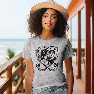 IJshockey Romance Team Hollanov Shane & Ilya Boek T-shirt