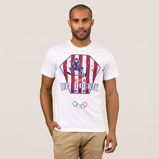 IJSHOCKEY U.S.A T-SHIRT (Voorkant volledig)