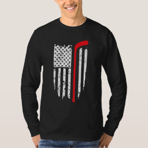 IJshockey USA Trainingsvlag Amerikaanse Vrouwen Ma T-shirt