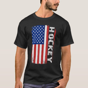 IJshockey USA Trainingsvlag Amerikaanse Vrouwen Ma T-shirt