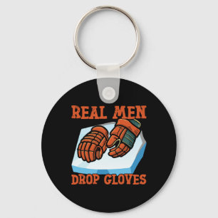 IJshockey Vintage Handschoenen Echte Mannen Laten Sleutelhanger
