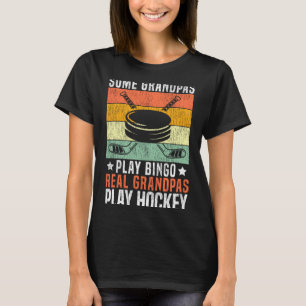 IJshockey Vintage Opa Retro Sommige Opa's T-shirt