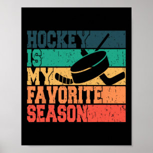 IJshockey voor mannen vrouwen kinderen Hockey is m Poster