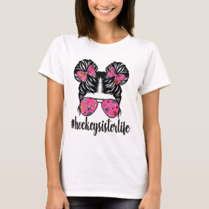 IJshockey Zus Jongere Zus Van Een IJshockeyspeler T-shirt