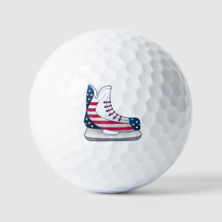IJshockeyschaatsen USA Golfballen