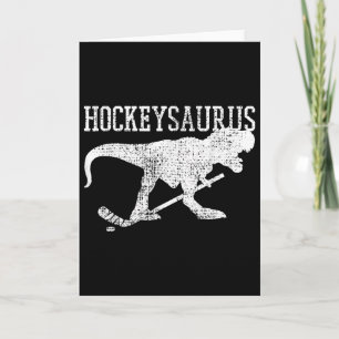 IJshockeyshirt veldhockey T Rex grappige tee Kaart