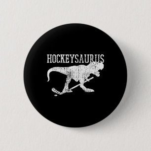 IJshockeyshirt veldhockey T Rex grappige tee  Ronde Button 5,7 Cm