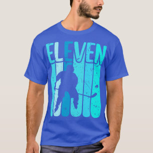 IJshockeyspeler 11e verjaardag jongens ijshockey T-shirt
