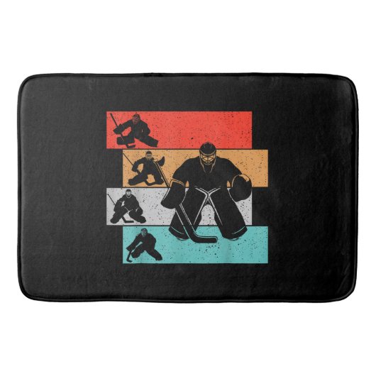 IJshockeyspeler Badmat (Voorkant)