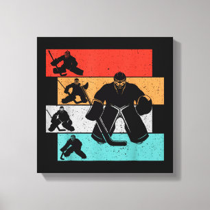 IJshockeyspeler Canvas Afdruk