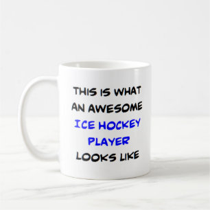 ijshockeyspeler, geweldige koffiemok