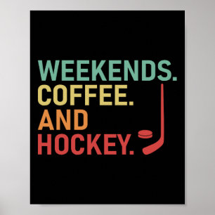 IJshockeyspeler mannen en vrouwen Poster