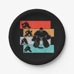 IJshockeyspeler Papieren Bordje