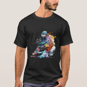 IJshockeyspeler Sport Game Kampioen Competitie T-shirt