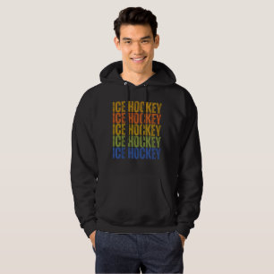 IJshockeytypografie Hoodie