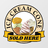 IJshoorntje Raamsticker (Vel)