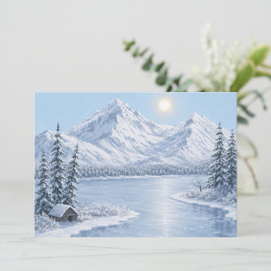 Ijsige Winter Kaart