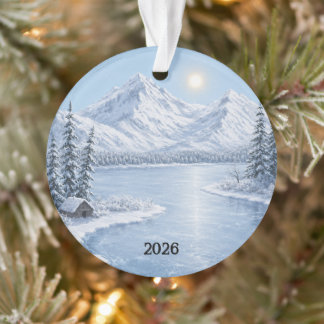 Ijsige Winter Ornament