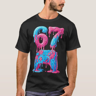 Ijsje Drip Videospel Controller Gaming 6 7 T-shirt