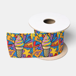 Ijsje Kegel Draai Pop Art Lint