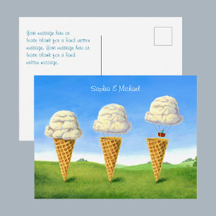 Ijsje Kegel, Luchtballon Fantasievol, Namen Briefkaart