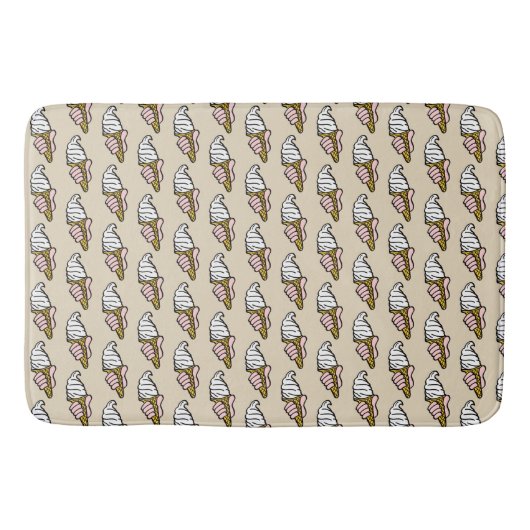 Ijsje Kegel Patroon Badmat (Voorkant)