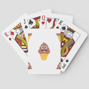 ijsje - poo emoji pokerkaarten