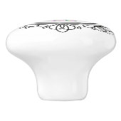 ijsje sundae keramische knol keramische knop (Zijkant)