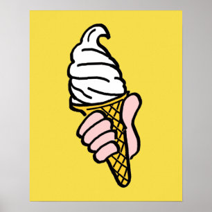 Ijsjehoesje Ontwerp Poster