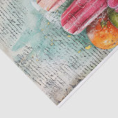  ijsjes met Limoen & Dog Rozen Decoupage Tissuepapier (Detail)