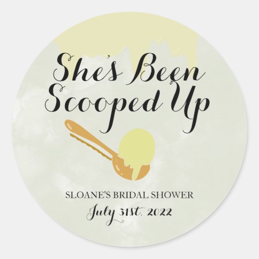 Ijsjes Social Pistache MultiSticker Ronde Sticker (Voorkant)