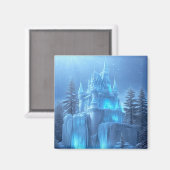 IJskasteel van Frozen Dreams Magnet Magneet (Voorkant / Achterkant)