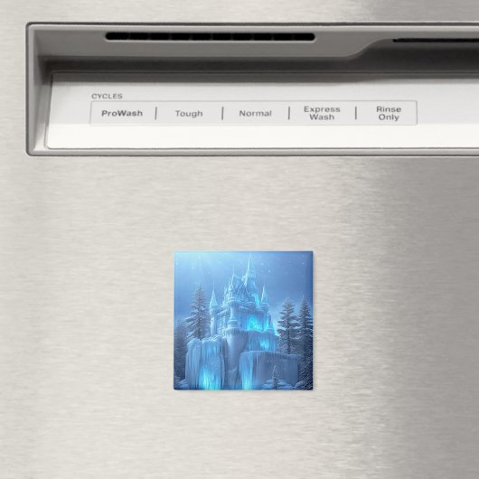 IJskasteel van Frozen Dreams Magnet Magneet (Insitu (Vaatwasser))