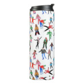 IJskaters grote koffie-mok Thermosbeker (Gedraaid links)