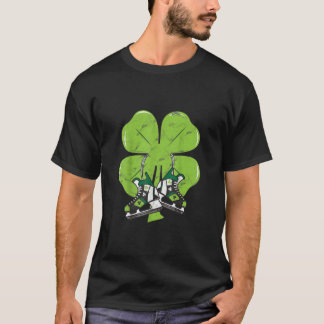 IJskie Hockey St Patricks Day Love Goalie T-shirt