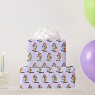 IJskiemkloon uitlijnen Cadeaupapier